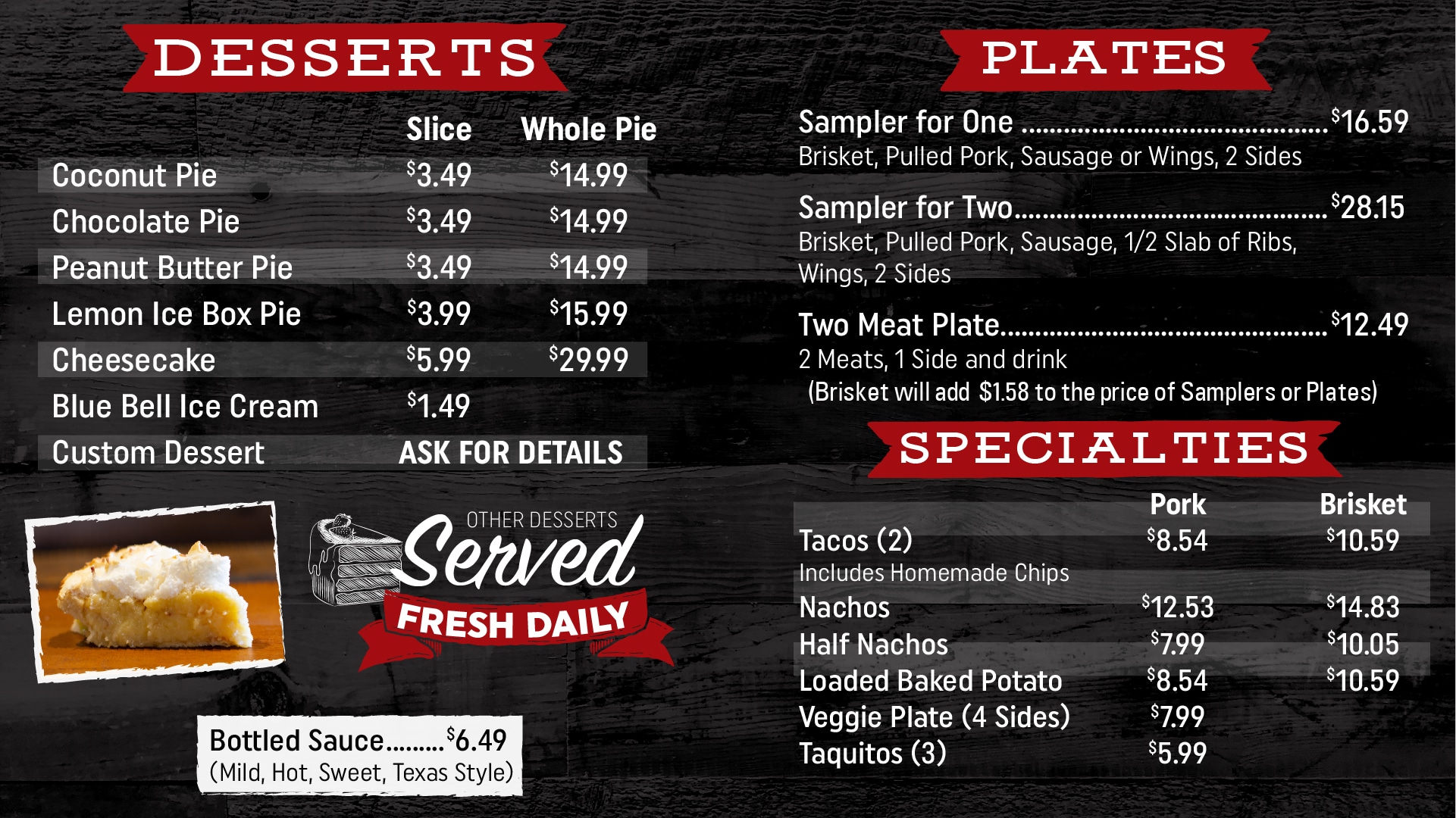 Dessert-Special